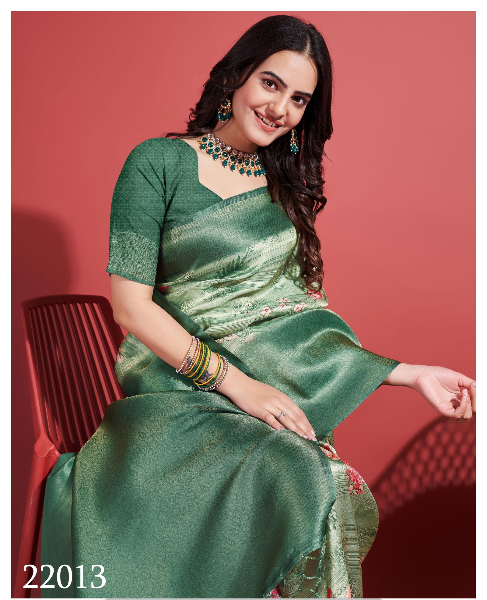 BK 8796 Dionne Vol 2 Pure Kuberapattu Digital Printed Sarees Wholesale Online